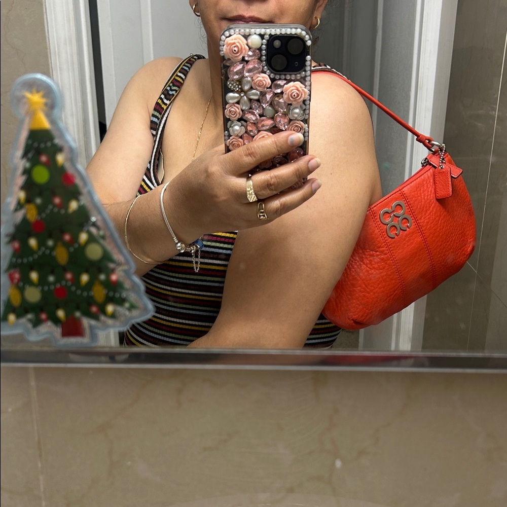 Coach Red Leather Handbag - Picture 12 of 16